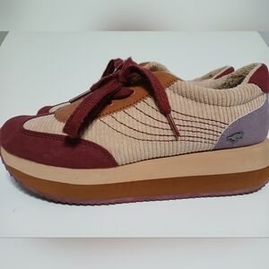 Rocket Dog Retro Corduroy Platform Sneakers W 8.5